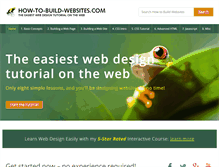 Tablet Screenshot of how-to-build-websites.com